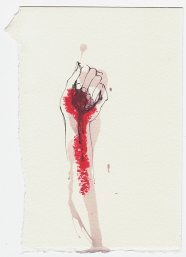 Red wine, Lipstick, and the World in my hand, Maria Elvorith